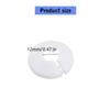 12mm Drain Pipe Concealer Rings Smooth Decorative Cover Leak Proof Pipe Trim Rings 20pcs Suitable for Sink Tub Piping