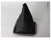 Black Leather Gear Shift Knob Cover with Silver Trim for Lifan 520 Cars