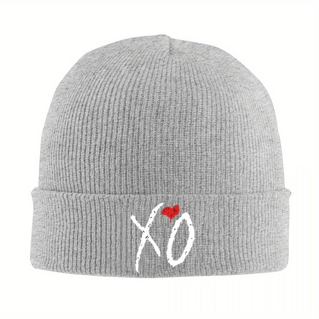 THE WEEKND Tour Musicale XO Cappello a Maglia Unisex Donna Berretti Autunno Inverno Cappello Caldo Cappello Melone
