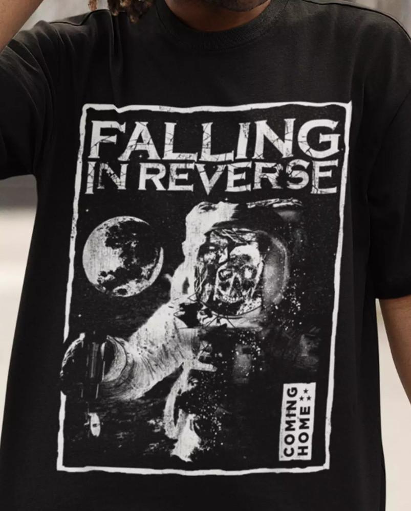 Falling In Reverse Grunge Band Coming Home Tour T Shirt Full Size S-5XL Unisex T-Shirt
