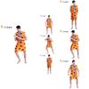 Adult Men's Yellow Spotted Yeti Costume Perfect For Halloween Cosplay Stage Performance