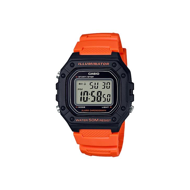 CASIO G Shock W 218H 4B2 W-218H-4B2 Metal Watch Box (Free Gift)