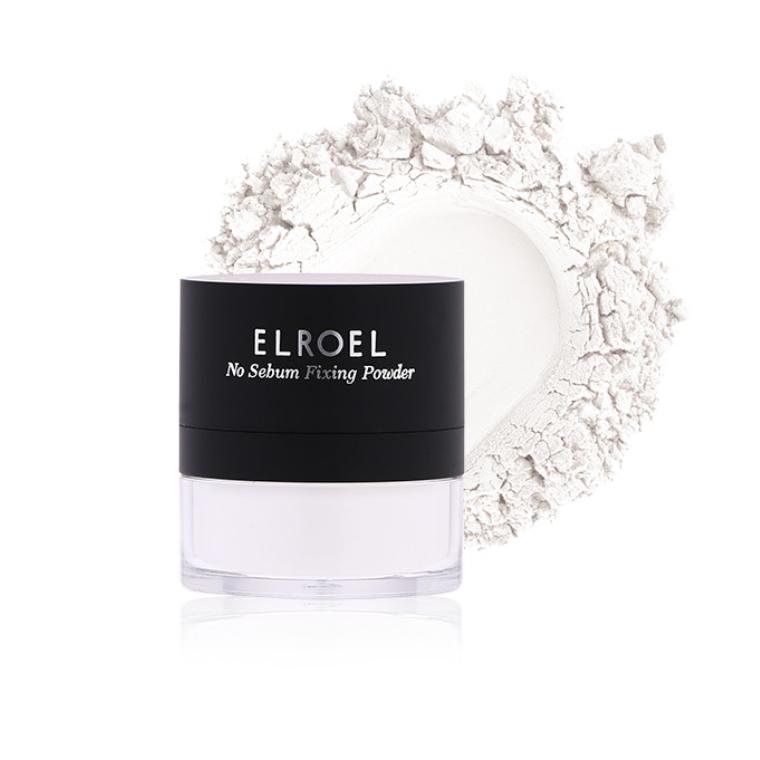 ELROEL No Sebum Fixing Powder – 7.7g/  Anti-Acne, Matte, Shine-free Finish, Korean Cosmetics, Kbeauty