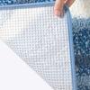 High Quality Tufted Flower Bath Mat, Ultra Soft Thick Microfiber Bathroom Rug, Absorbent Non Slip Carpet for Shower Bathroom