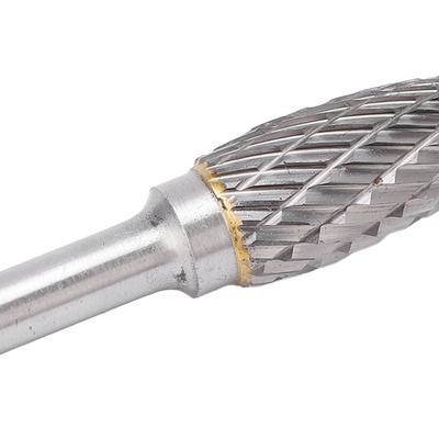 Double Cut Burr Rotary File Tree Shape Carbide Rotary Burr Tree Shape Burr  Chassis Metal Polishing