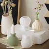 Silicone Mold for Gypsum Flower Vase and Candle Stand Candlestick Making Mould Round Plaster Vases Molds Jewelry Tool