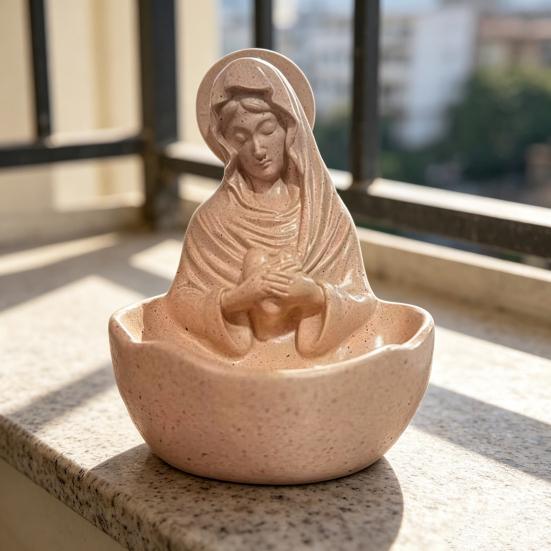 Resin Art Ornament, Decorative Table Decoration with Fine Carving, Intricate Design Ornament for Living Room Bedroom Office Home Garden Balcony
