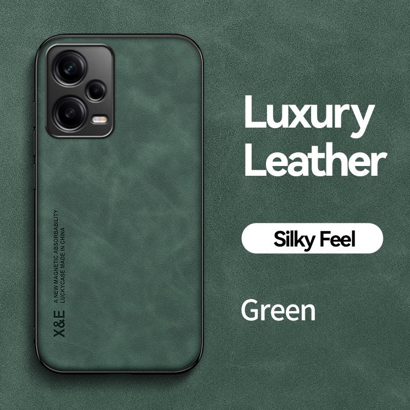 Luxury Leather Magnetic Case For Xiaomi Redmi Note 12 Pro 5G Soft Silicone Funda For Redmi Note 12 Pro + Plus Note12 Back Cover