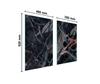 GLAS-KOCHFELD-SCHUTZPLATTE 75x52 MARMOR