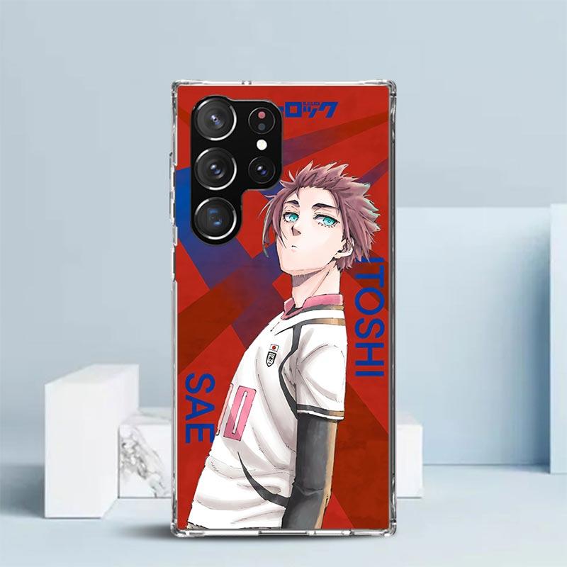Hot Anime Blue Lock Soft Cover for Samsung Galaxy S25 Edge S26 S24 S23 Ultra Phone Case S22 S21 Plus S20 FE Print Pattern Shell