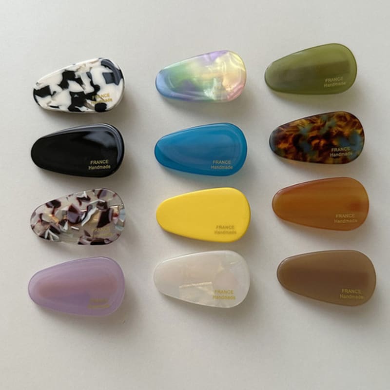 

mosxe Заколка для волос капля (12 цветов) purple mosaic