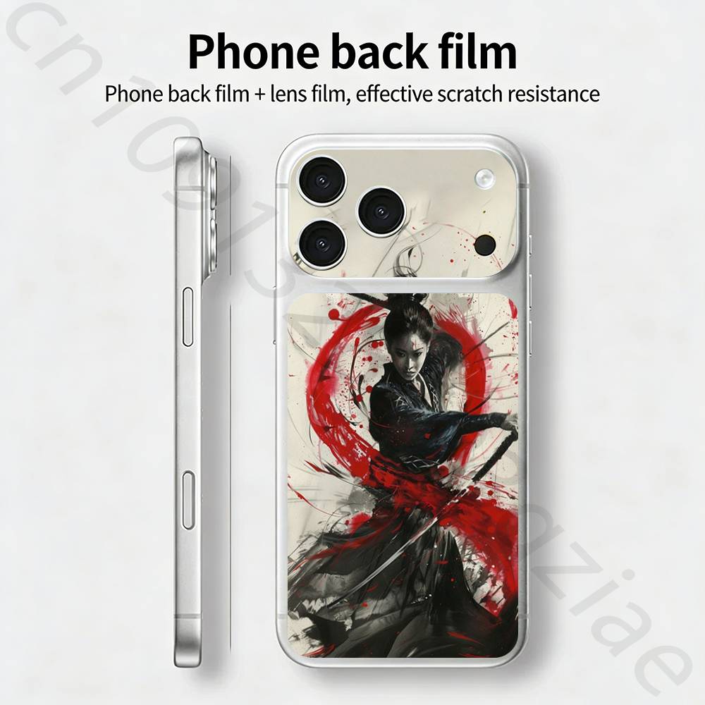 Renaissance Art painting For iPhone 17 pro Max /17 pro Full Cover Decal Skin Wrap 3D Colorful Rear Protective Sticker Film
