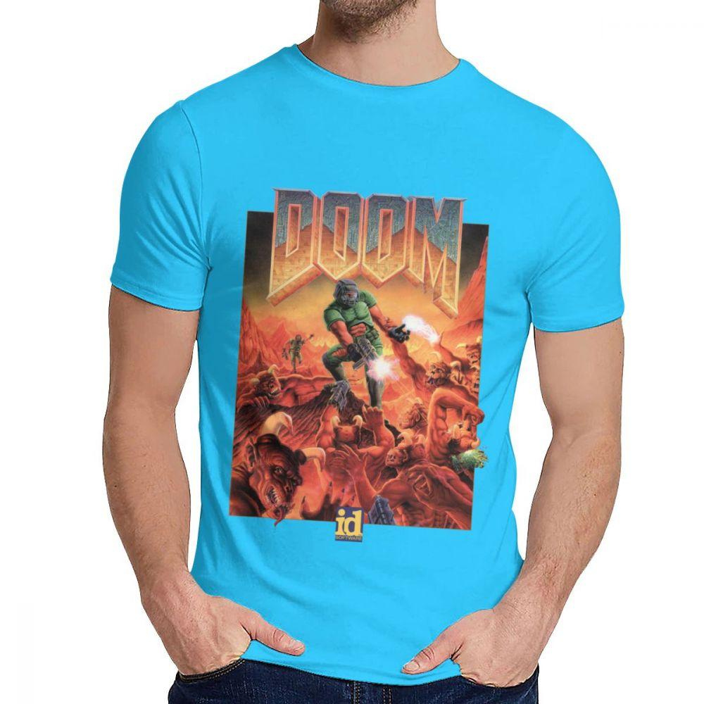 Picture Custom Doom Ii Hell On Earth 1994 T Shirt For Male Summer Cool Man 100