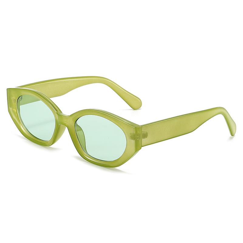 European & American Trendy Women's Concave Frame Sunglasses, Jelly Colors - 2022 Edition