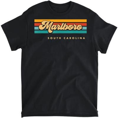 Vintage Sunset Stripes Marlboro, South Carolina T-Shirt, Tank Top, Long Sleeve Shirt, Sweatshirt, Hoodie Men Women Kids Made In Canada
