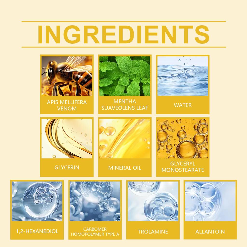 Bee Skin Care Cream, Moisturizing, Anti-aging, Firming, Gentle Skin Care, Moisturizing, Hydrating Skin Care
