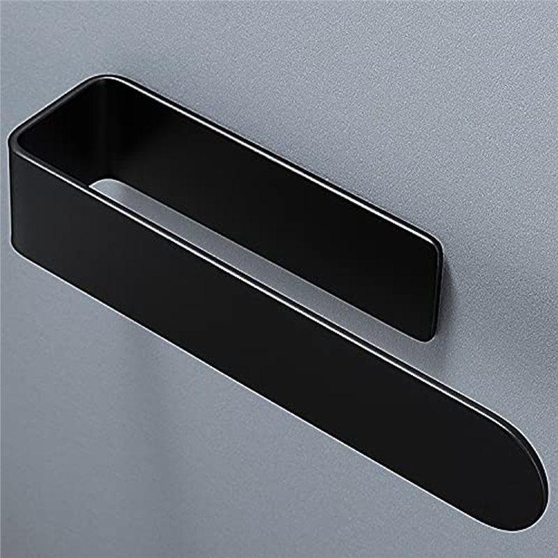 Self-Adhesive For Bathroom Towel Ring-Stainless Steel Hand Towel Holder/Bar-Black Face Design