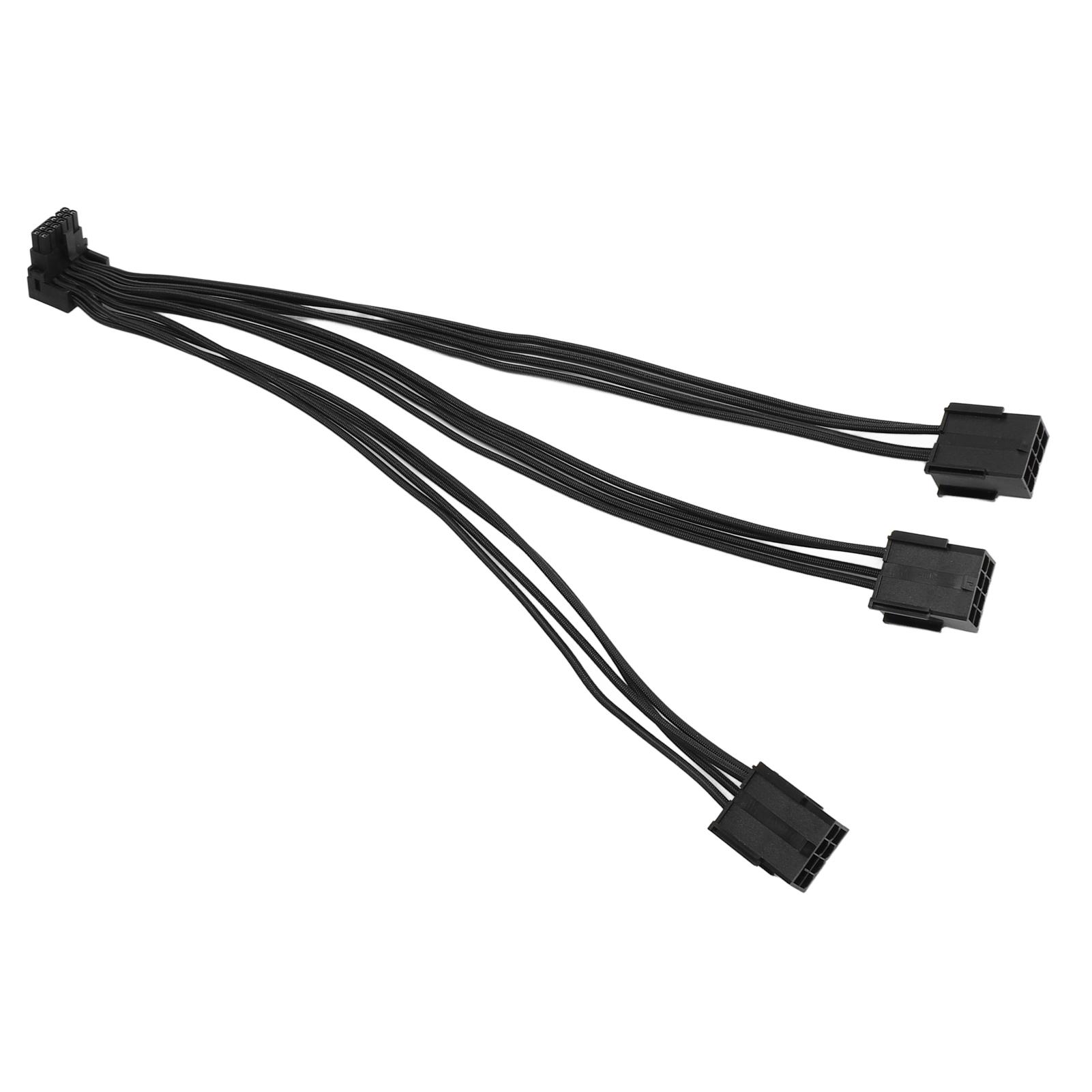 

Кабель-удлинитель 12VHPWR PCIE 5.0 Тип A 90 градусов 12VHPWR 12+4Pin на 3x8Pin кабель для GPU для видеокарт 3090Ti 4090 4080