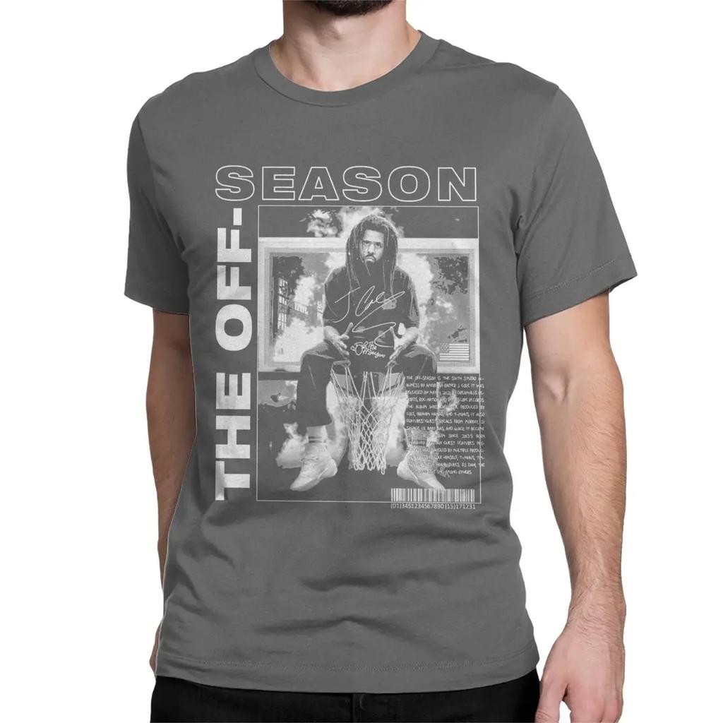 Men Women's 90s Hip Hop Streetwear Rapper Rap Music T Shirt J Cole Cotton Tops Humorous Round Neck Tees Gift Idea T-Shirt