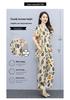 Women's Plus Size Summer Tie-Dye Cotton Linen Suit: Irregular Hem Top & Wide Leg Pants Two-Piece Set