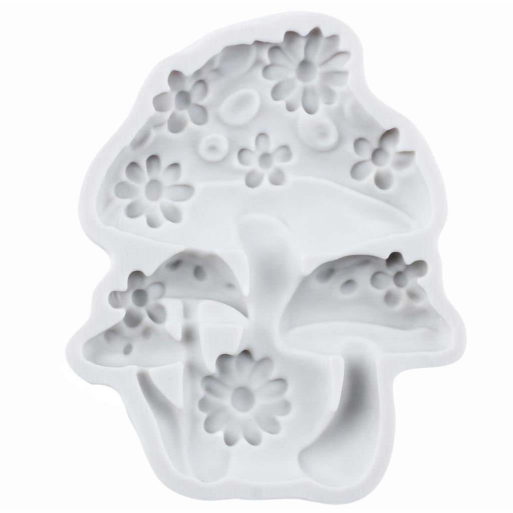 Mushroom Silicone Mold Mushroom Fondant Molds Cake Decorating Tools Theme Cake Dessert Decorated Chocolate Candy Mold