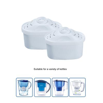 2Pcs Water Filter Cartridges Compatible with Brita Maxtra and Filter Cartridges for Brita Water