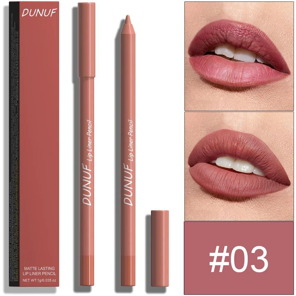23 Kolory Piankowy Lipliner Trwały Wodoodporny Szminka w Pisaku Miękka Mgiełka Delikatne Różowe Brązowe Fioletowe Kolory Matowa Kredka do Konturowania Ust