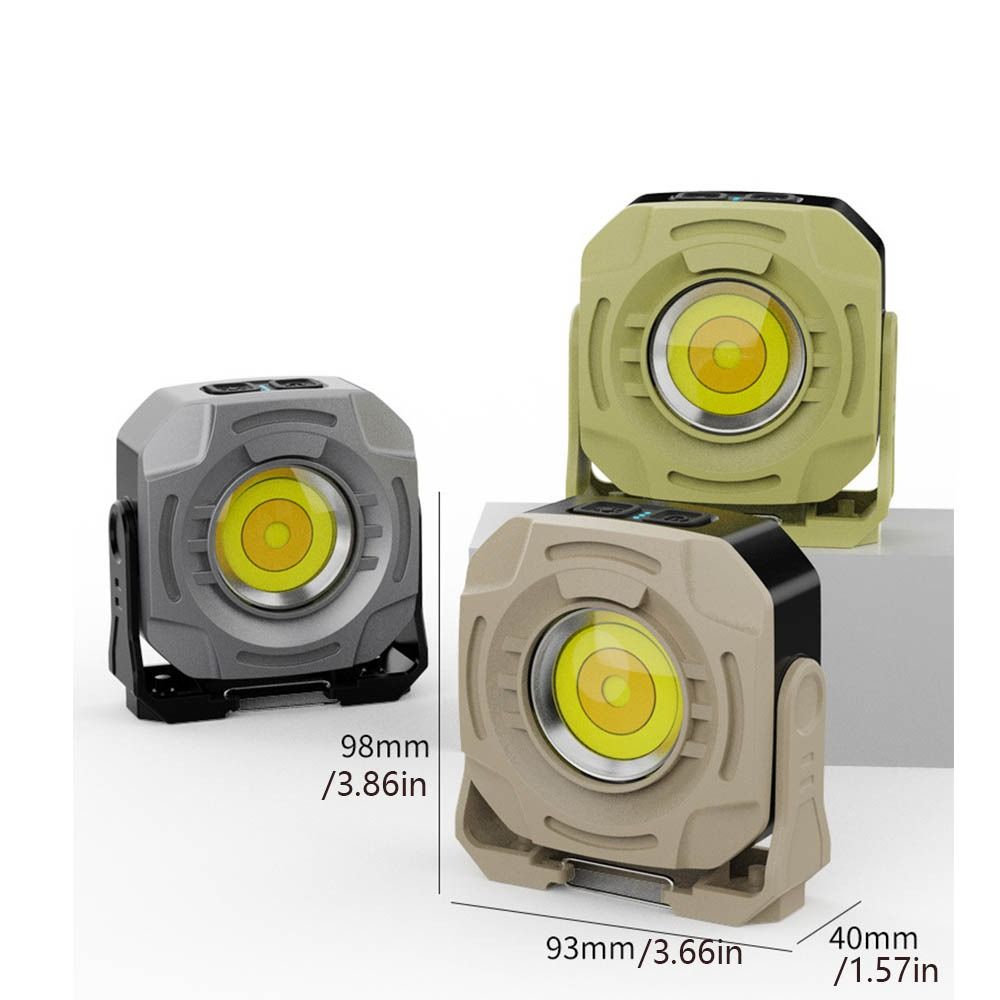 With Magnet And Hook Keychain   Work Light Infinitely Dimmable Emergency Repair Lamp  Outdoor