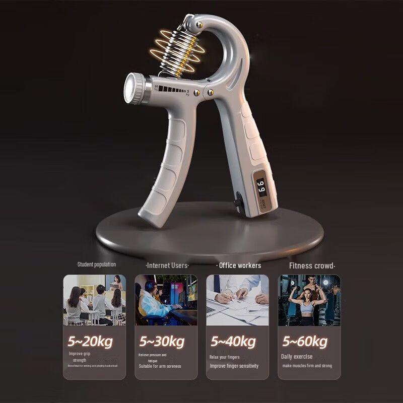 Adjustable Counting Hand Grip Strengthener