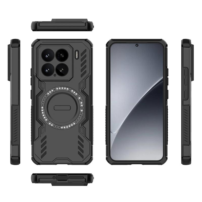 Etui dla Xiaomi 15 Dla Xiaomi 15 Odporny na wstrząsy Pancerz Adsorpcja Magnetyczna Bezprzewodowe Ładowanie Tylna Pokrywa Dla Etui Xiaomi 15 6,36 cala