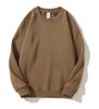 Silver Fox Fleece Sweatshirt Fleece-Lined Thickened Crew Neck Sweatshirt Men's & Women's Fashion Fall Winter Loose-Fit Drop-Shoulder Basic Sweatshirt