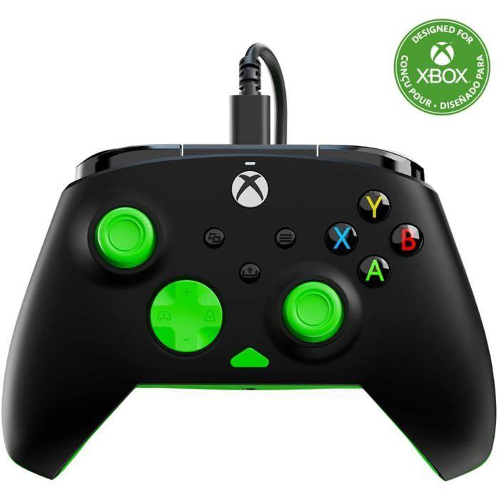 Manette Filaire Turtle Beach Rematch Core Noir/Vert Pour Xbox Séries X/S/One Et PC