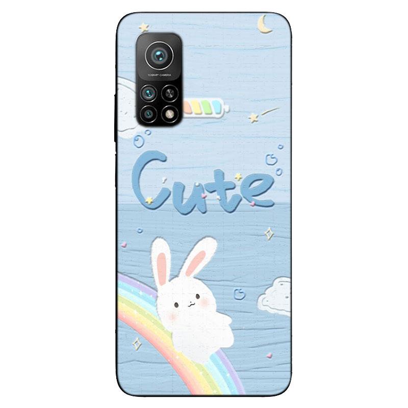 For Xiaomi Mi 10T Pro Case Black Bumper Silicone TPU Soft Phone Cover For Xiaomi Mi 10T Case Cartoon Funda Mi10T 10 T Pro Coque