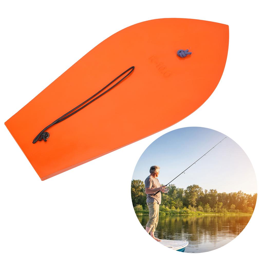 Plastic Fishing Trolling Diving Board Orange Color Portable Tool Accessory for Fishing