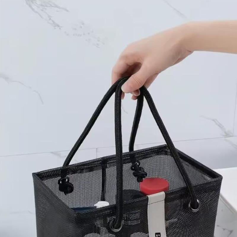 Portable Mesh Makeup Toiletry Storage Bags Handbag Travel Toiletries Storage Pouch Cosmetics Organizer Wash Toiletry Container