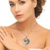 Imperial Silver  Jasper Gifted Necklace Gemstone Jewelry Pendant Natural