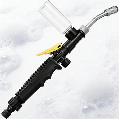 Water Jet Nozzle Fan-shaped High-pressure Washer 2-in-1 Nozzle Safe Cleaning Powerful Cleaning Spray Gun Water Sprayer 1/2 Inch Quick Connector