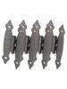 Decorative Antique Iron HShaped Hinges 4 Pack for Cabinets and Dressers