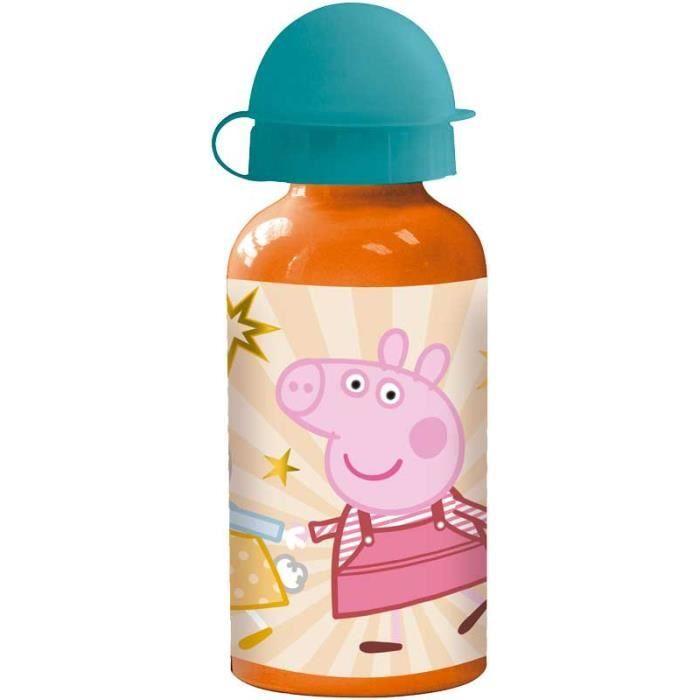 Stor Water Bottle Peppa Pig Junior 400 Ml Aluminum Orange/blue