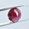 Natural Red Ruby Loose Gemstone Unheated Round Cut 17.85 ct for Jewelry Making and Gem Collections