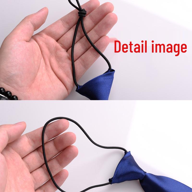 Barne slips uten stryk i svart for gutter og jenter - Skoleuniform og sceneklær