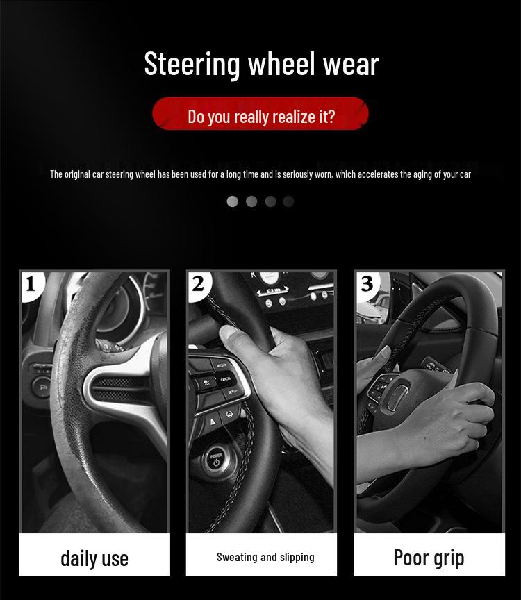 Universal Suede Steering Wheel Cover for All BYD Models