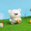 1Pc Puppy Doll Ornament Wool Felt Poking Fun DIY Material Kit, for Home Living Room, Bar, Restaurant Wall Decoration