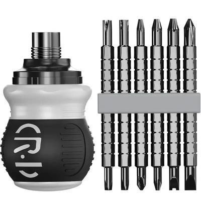 Σετ Κατσαβιδιών Καστάνιας Κοντού Σχήματος Κεφάλι Ραδικιού Υψηλής Σκληρότητας Εξοικονόμησης Εργασίας Πολυλειτουργικό Διπλής Χρήσης