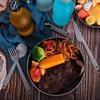 Boundless Voyage Titanium Cutlery Set Spoon Fork Knife Camp Cutlery Made of Titanium Lightweight Sturdy No Rust Compact Cutlery Set Daily Use Solo