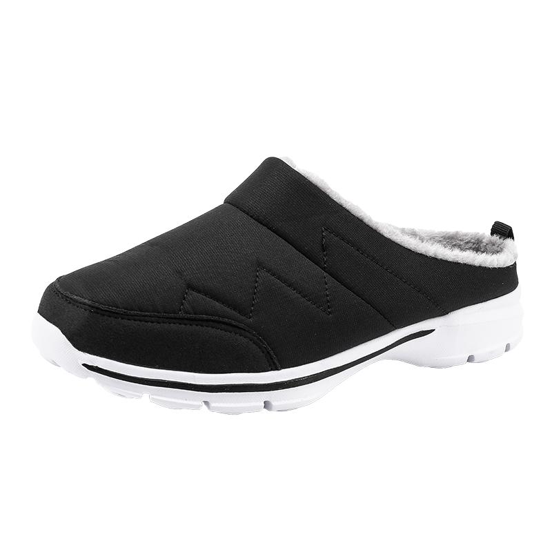 Slippers Winter Warm Plush Home Indoor Couple Slippers WaterProof Soft Comfort Winter Women Shoes Men Footwear Large Size 48