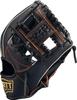 ZETT Youth Baseball Softball Glove Acro Catch V For Left Throwing Black SS BJGB77510C (Glove) All-Round (1900) Size