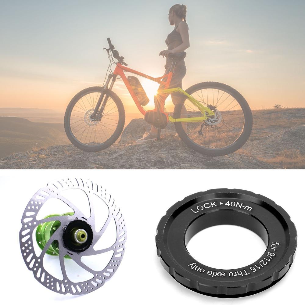 9/12/15mm Bike Center Lock Black Wheelset  Hub Disc Lock Cover Disc Lock Cover  Bike Upgrade