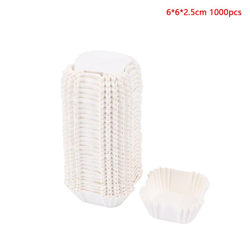 

500/1000 шт. квадратные формочки для кексов формочки для выпечки формочки для противней бумажные формочки для выпечки кексов формочки для чашек праздничные принадлежности 2