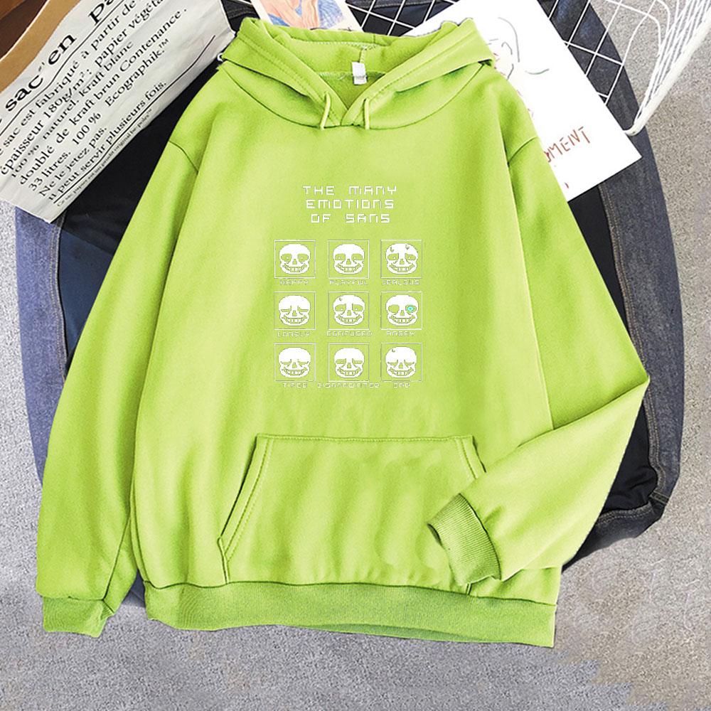 Sans Papyrus Aesthetic Hoodie Graphic Printing Undertale Sweatshirt Women/men Retro Clothing Moletom Comfortable Winter Hoody